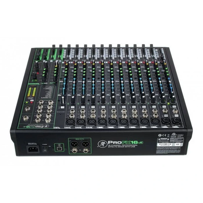 Mackie ProFX16v3 – Consola de Mesa para Mezclas Analógica Profesional USB de 16 Canales con Efectos - Imagen 4