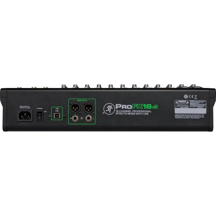 Mackie ProFX16v3 – Consola de Mesa para Mezclas Analógica Profesional USB de 16 Canales con Efectos - Imagen 5