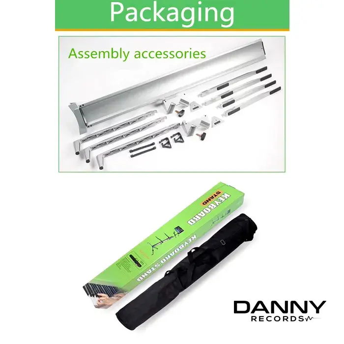 Feur FU‑882 | Soporte Pro Dual para Teclado con Brazo de Micrófono y Soporte para Tablet - Imagen 13