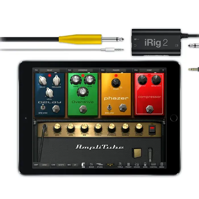 IK Multimedia iRig 2 – Interface de guitarra para iOS, Android y PC - Imagen 2
