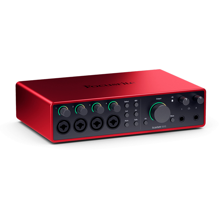 Focusrite Scarlett 18i16 – Interfaz de Audio de Alta Gama con 18 Entradas y 16 Salidas - 4ª Generación - Imagen 4