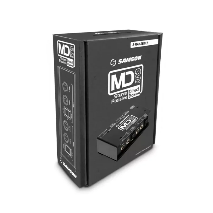 Caja Directa Pasiva para Instrumentos Estéreo - Samson MD2PRO Profesional - Imagen 2