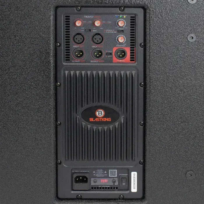 Subbajo Activo Doble 18” Blastking NOVO-218A 3000W Clase D con DSP Profesional - Imagen 4