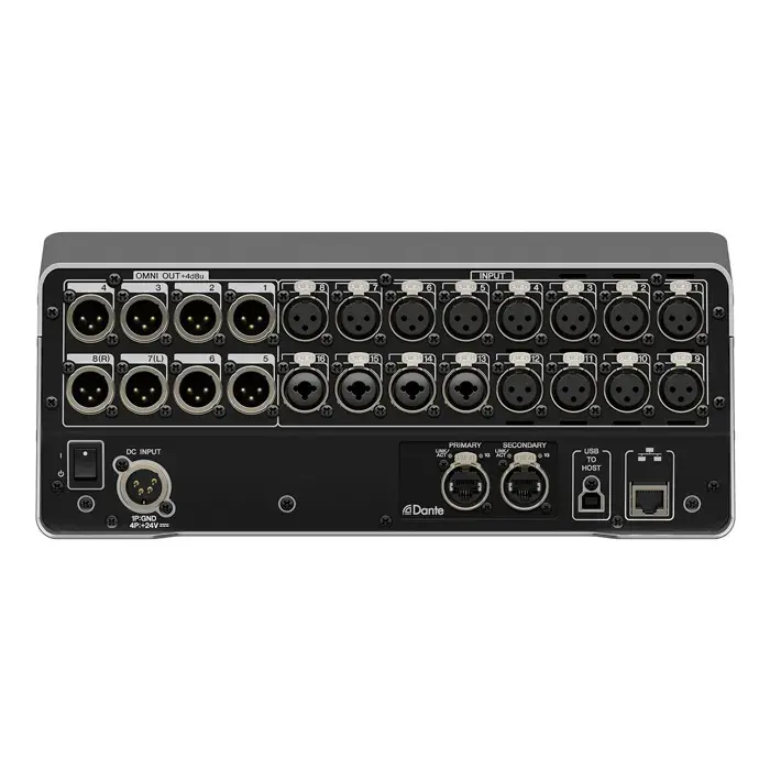 Consola Digital Yamaha DM3 Dante de 16 Canales | Mezcladora Profesional 96 kHz con Red Dante, USB 18×18 y Pantalla Táctil de 9" - Imagen 4