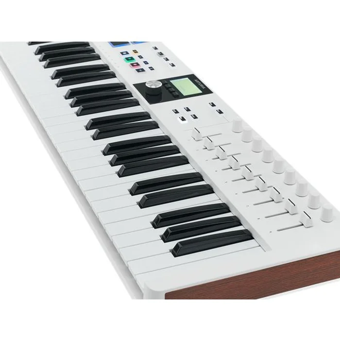 Arturia KeyLab Essential 49 mk3 White Edition – Teclado Controlador MIDI de 49 Teclas - Imagen 3