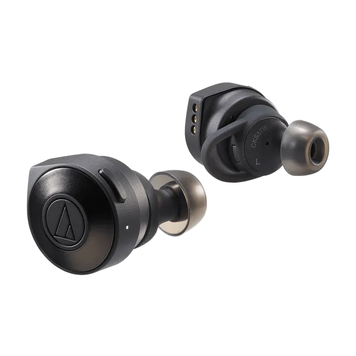 Audio-Technica ATH-CKS5TW – Audífonos Intraurales Inalámbricos Bluetooth con Sonido Solid Bass