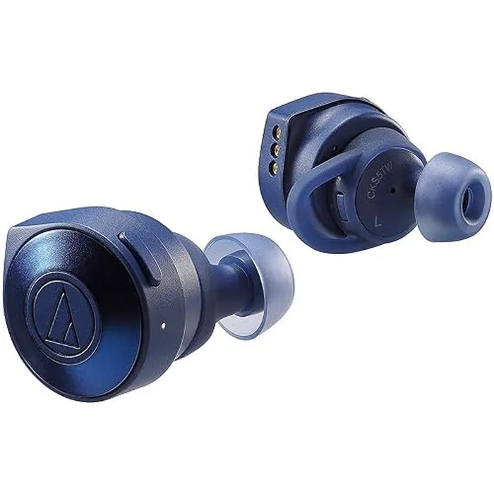 Audio-Technica ATH-CKS5TWBL – Audífonos Inalámbricos Bluetooth 5.0 con Solid Bass, Color Azul
