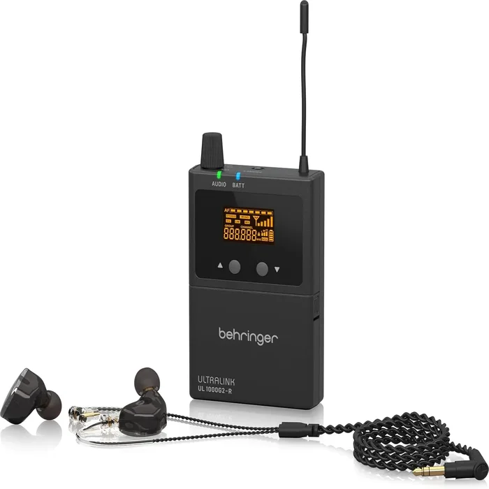 BEHRINGER UL 1000G2-R – Receptor In-Ear Inalámbrico UHF para Sistema UL 1000G2