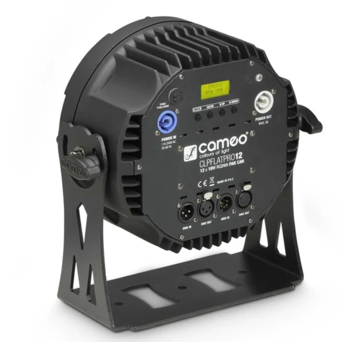 Cameo FLAT PRO 12 RGBWA CLPFLATPRO12 – PAR LED Profesional 12×10W RGBWA DMX para Escenarios y Eventos - Imagen 3