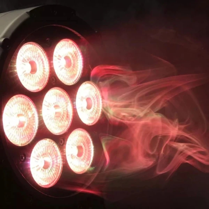 Cameo FLAT PRO 7 RGBWA CLPFLATPRO7 – PAR LED Profesional 7×10W RGBWA DMX para Escenarios y Eventos - Imagen 4