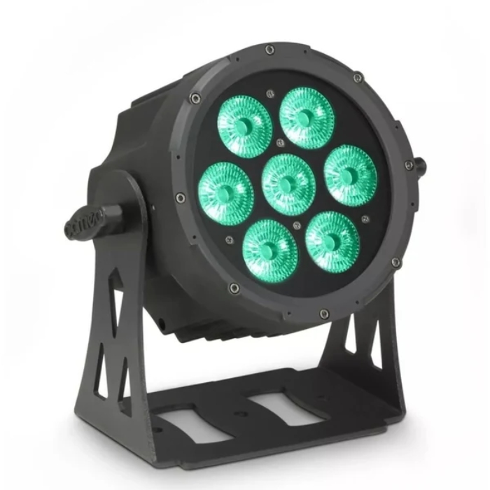 Cameo FLAT PRO 7 RGBWA CLPFLATPRO7 – PAR LED Profesional 7×10W RGBWA DMX para Escenarios y Eventos