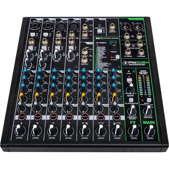 Mackie ProFX10v3 - Consola Analógica Profesional de 10 Canales con USB y Efectos - Imagen 2