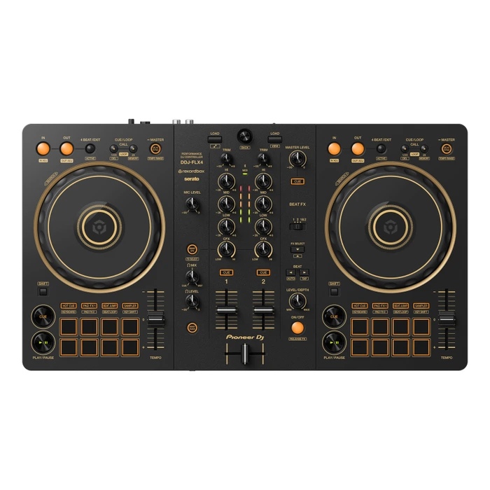 Pioneer DJ DDJ-FLX4-N Controlador DJ de 2 Canales con Bluetooth USB-C Compatible con rekordbox, Serato y djay