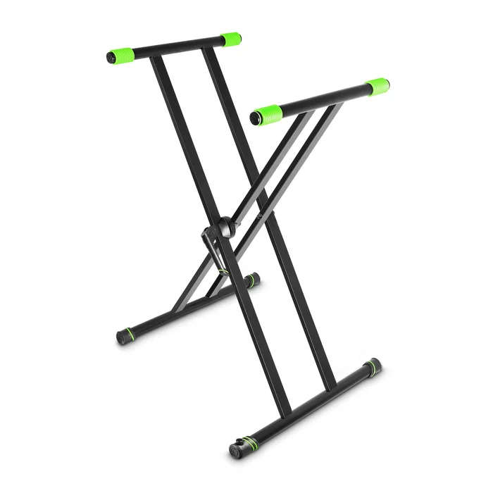Soporte de Teclado Gravity KSX 2 GKSX2 Doble Tipo Tijera | Soporte para Piano de 65 kg