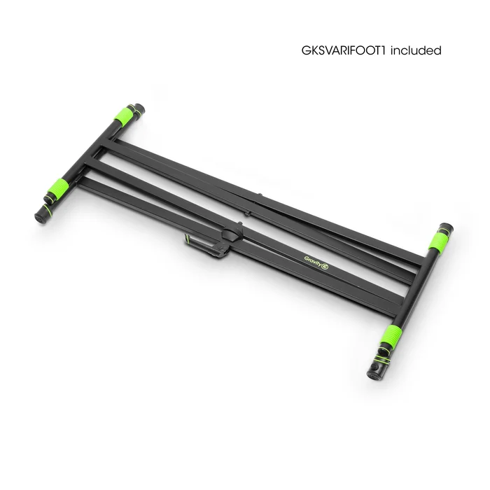 Soporte de Teclado Gravity KSX 2 GKSX2 Doble Tipo Tijera | Soporte para Piano de 65 kg - Imagen 2