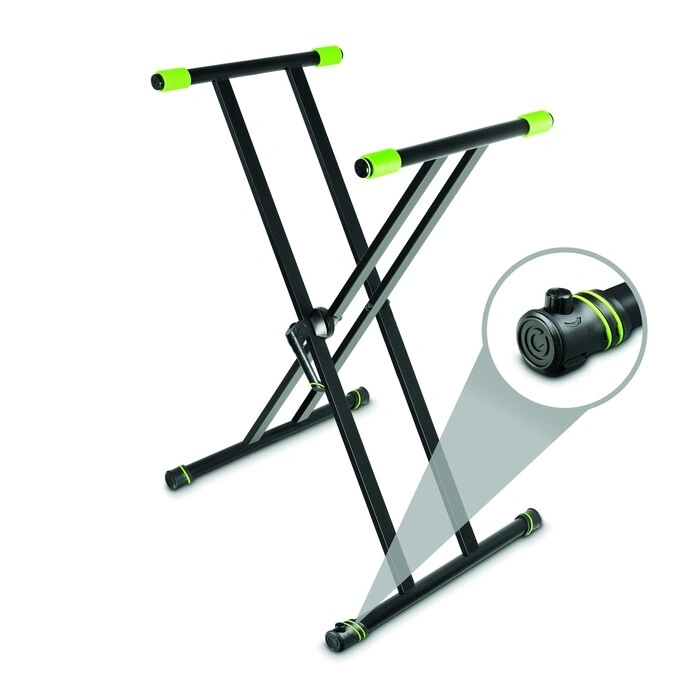 Gravity KSX 2 RD Soporte para Teclado con Escritorio Rápido para DJ, Estudio y Producción Musical - Imagen 3