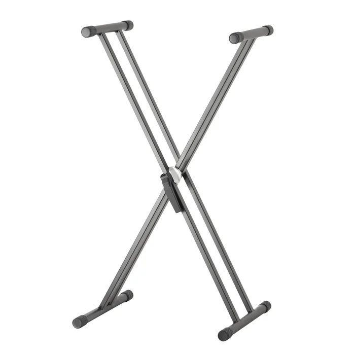 Soporte de Teclado Gravity SKS 03 Negro | Pedestal para Piano y Teclado de Doble X