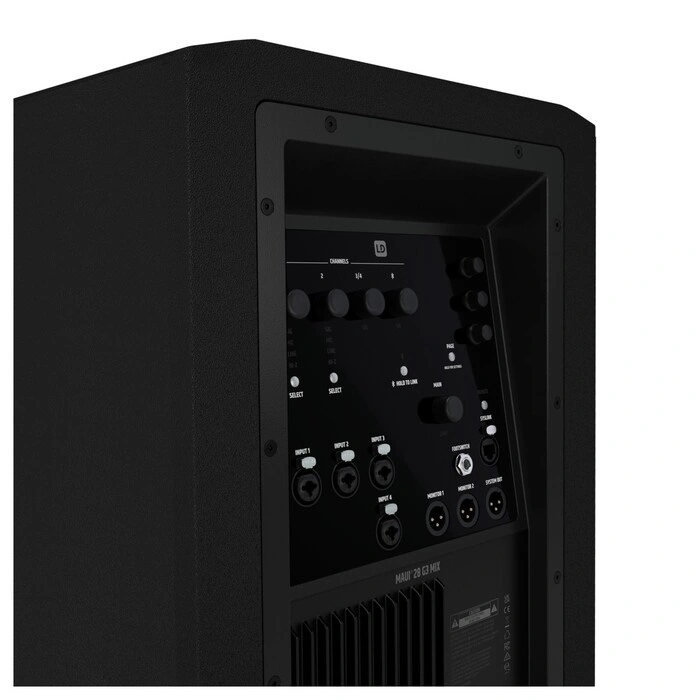 LD Systems MAUI 28 G3 MIX Negro Sistema de Columna Activo Cardioide con Mezclador Digital de 6 Canales y Bluetooth - Imagen 11