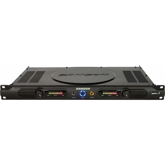 Samson Servo 120a – Amplificador de Potencia Estéreo de 120W | 60W por Canal