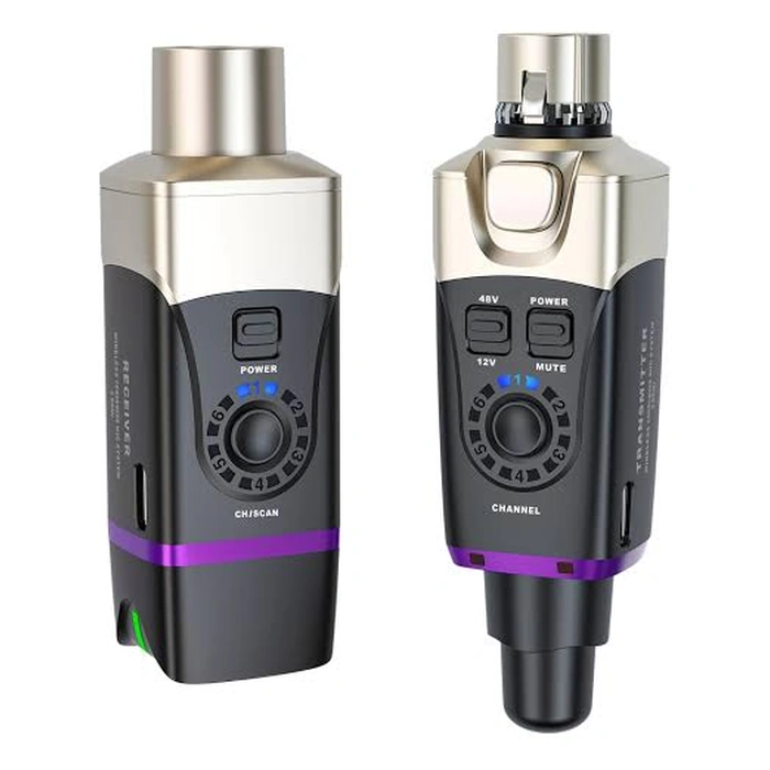 Xvive U35C Sistema Inalámbrico para Micrófono de Condensador 5.8 GHz con Alcance de 30 Metros