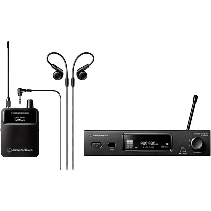 Audio-Technica ATW-3255DF2 – Sistema In Ears Inalámbrico UHF con Alcance de 90 Metros.
